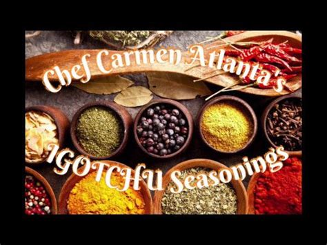 Let&x27;s cook amazing meals together with Igotchu Seasonings. . Chef carmen i got you seasoning